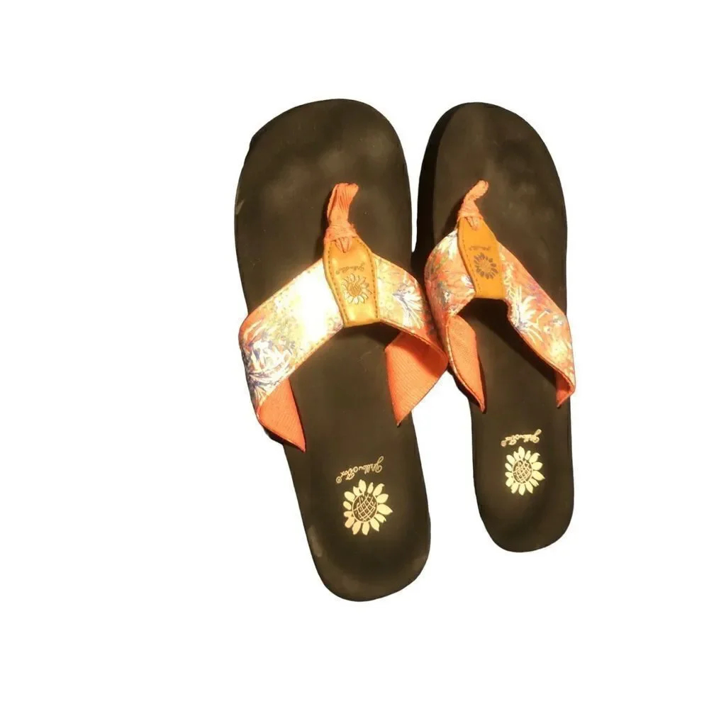 Yellow Box Flip Flops  - Picture 2 of 7